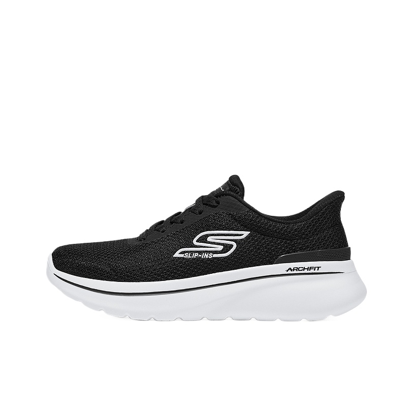 Men'S Shoes - スケッチャーズ レディース GO WALK クッション性抜群で通気性の良いウォーキングシューズ 125846-BKW