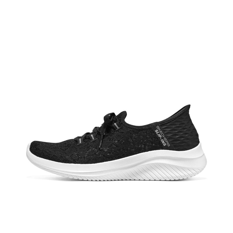 Men'S Shoes - スケッチャーズ スリップイン ウォーキングシューズ レディース ロートップ ブラック/ホワイト