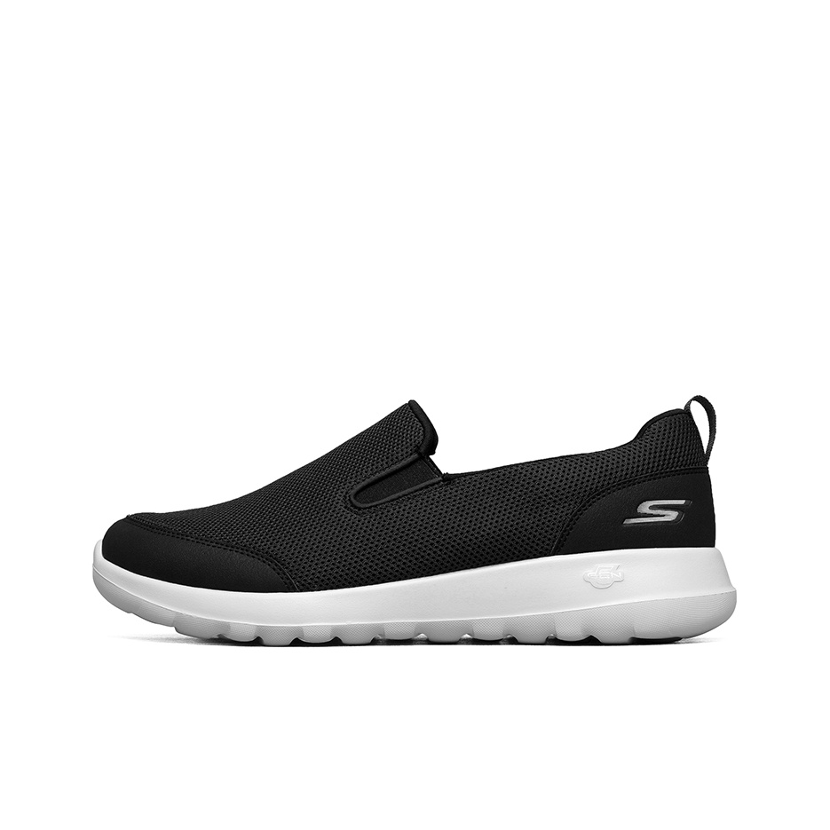 Men'S Shoes - スケッチャーズ GO WALK Ma メッシュ、テキスタイル素材、通気性、クッション性、ローカット、カジュアルシューズ、メンズ、ブラック、ホワイト、216010-BLK