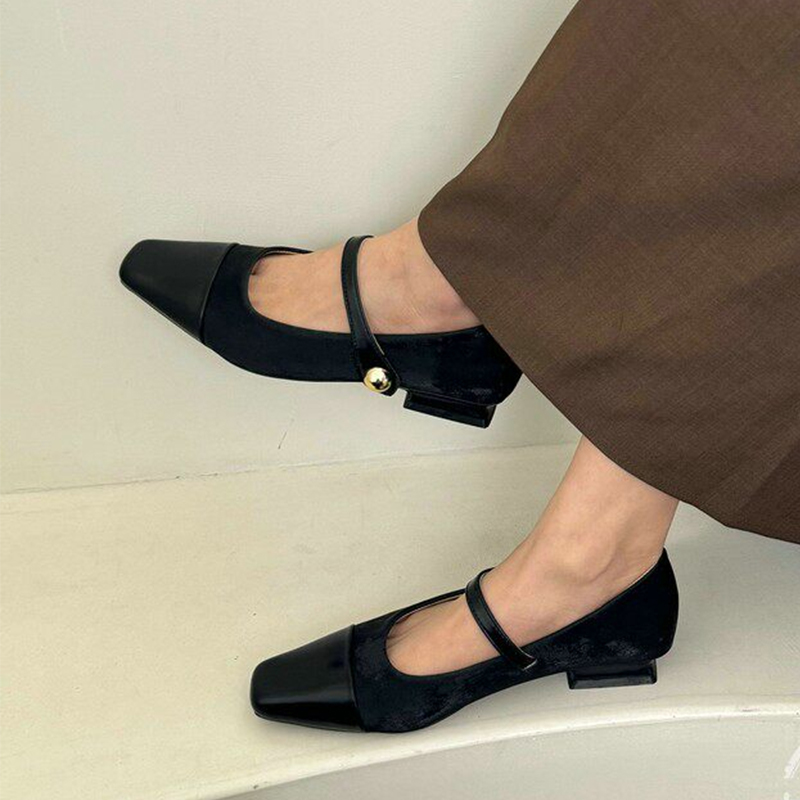 メアリージェーンシューズ女性用エレガントチャンキーシューズド - Sandals のレビューと価格