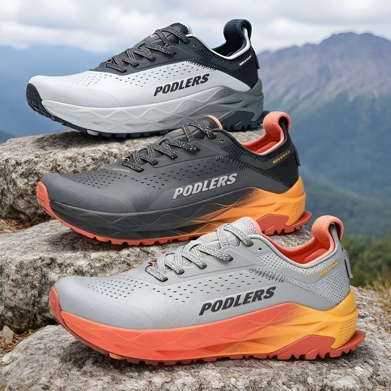 オリジナルブランドの快適なワイドラストオフロードランニングシ - Anti Slip Trail Running Sneakers のレビューと価格