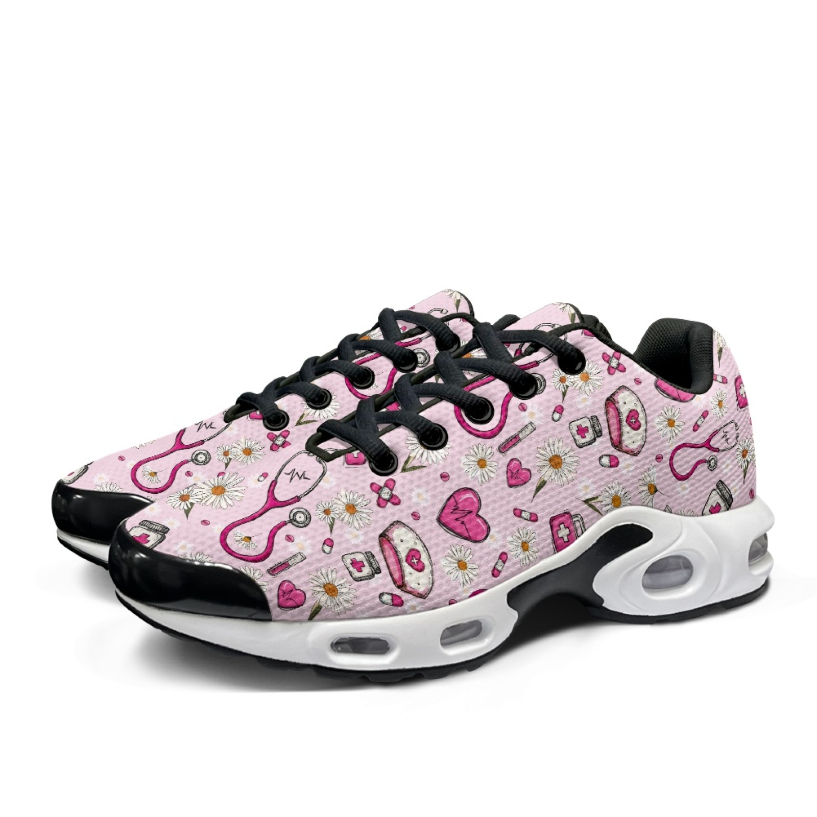 PENSTROLL ピンクデイジーハート ソフトテニススポー - Air Cushion Jogger Shoes Men のレビューと価格